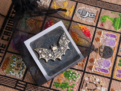 Stitchonomy Bat Stitch Crazy Needle Minder Silver Needle Minder