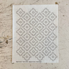 Approved Textiles Persimmon Flowers Mending and Embroidery Transfers