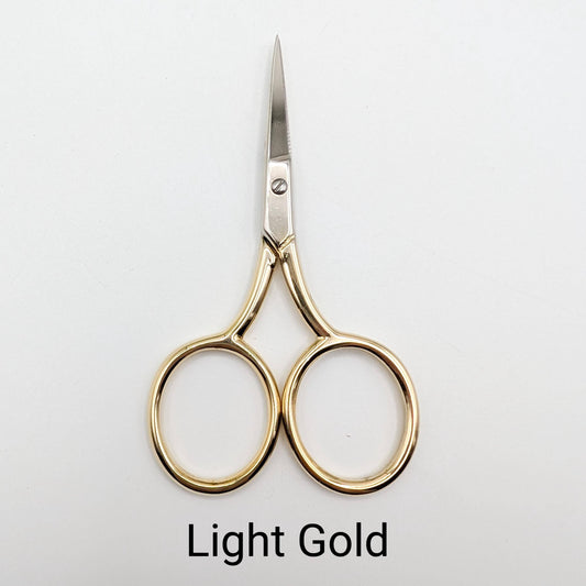 SChandworks Modern Small Sharp Scissors - Light Gold