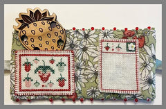 Fern Ridge Collections Strawberry Pie Needlebook Cross Stitch kit