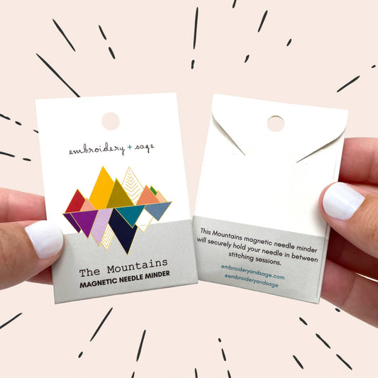 Embroidery and Sage The Mountains Needle Minder