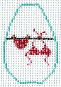 The Meredith Collection Bikini Key Chain Needlepoint Canvas