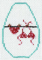 The Meredith Collection Bikini Key Chain Needlepoint Canvas