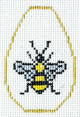 The Meredith Collection Bee Key Chain Needlepoint Canvas