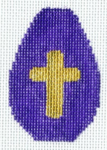 The Meredith Collection Cross Key Chain Needlepoint Canvas