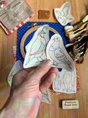 M Creative J Odd Birds Embroidery Patterns Stick and Stitch Animal Designs