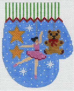 The Meredith Collection Ballerina Dreams Ornament Needlepoint Canvas