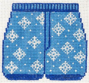 The Meredith Collection Boxers of the Month January Needlepoint Canvas