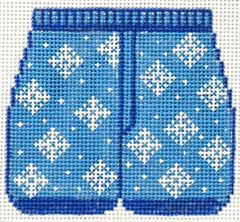 The Meredith Collection Boxers of the Month January Needlepoint Canvas