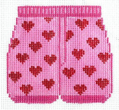 The Meredith Collection Boxers of the Month February Needlepoint Canvas
