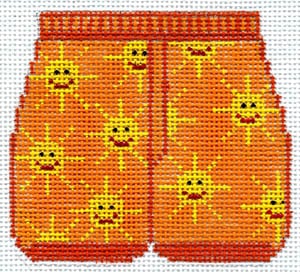The Meredith Collection Boxers of the Month August Needlepoint Canvas