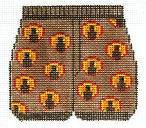 The Meredith Collection Boxers of the Month November Needlepoint Canvas
