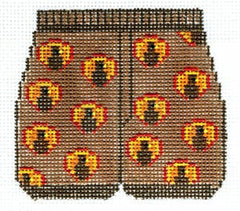 The Meredith Collection Boxers of the Month November Needlepoint Canvas