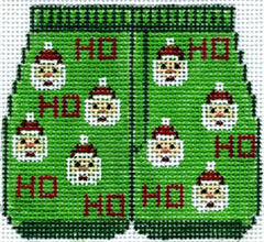 The Meredith Collection Boxers of the Month December Needlepoint Canvas