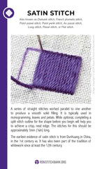 RSN Embroidery Stitches Card Deck