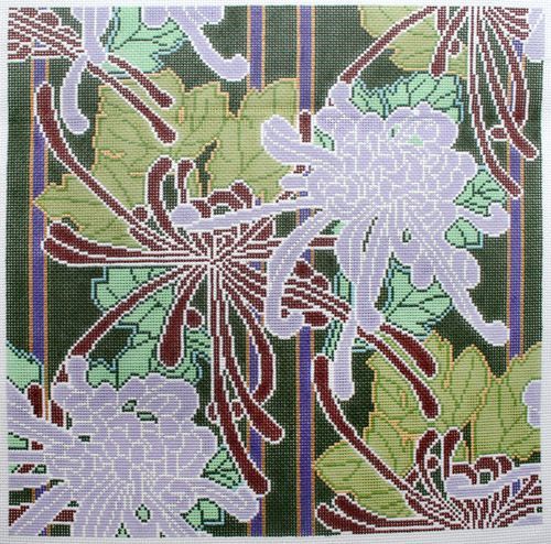 Lee's Needle Arts Nouveau Chrysanthemum Needlepoint Canvas