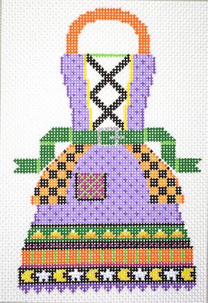 Painted Pony Designs Halloween Apron Needlepoint Canvas