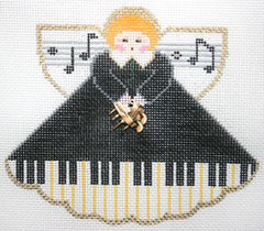 Painted Pony Designs Piano Lessons Angel Needlepoint Canvas