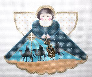 Painted Pony Designs The Magi (dark blues) Angel w/c Needlepoint Canvas