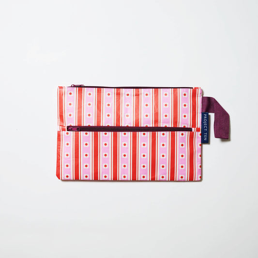 Project Ten Double Zip Project Bag – Wallpaper