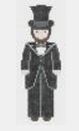 Painted Pony Designs Abe Lincoln Needlepoint Canvas