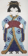Painted Pony Designs Petei Geisha Needlepoint Canvas