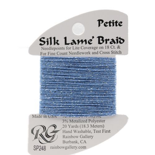 Rainbow Gallery Silk Lame Braid Petite - 248 Blue Promise