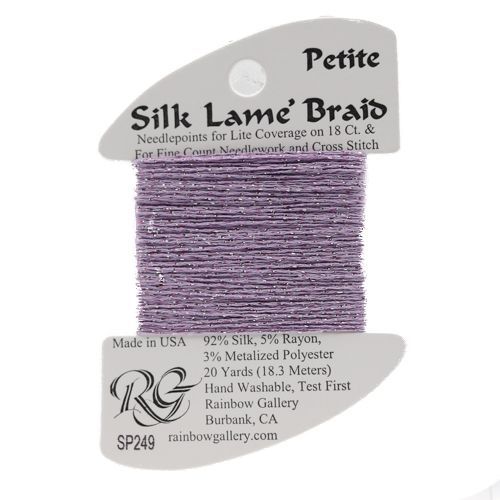 Rainbow Gallery Silk Lame Braid Petite - 249 Pale Mauve