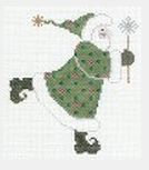 Painted Pony Designs Kick Up Your Heels Santa Needlepoint Canvas