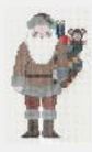 Painted Pony Designs Frontier Santa Needlepoint Canvas