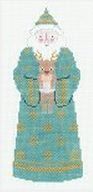 Painted Pony Designs Petei Santas: Santa With Rudolph Needlepoint Canvas