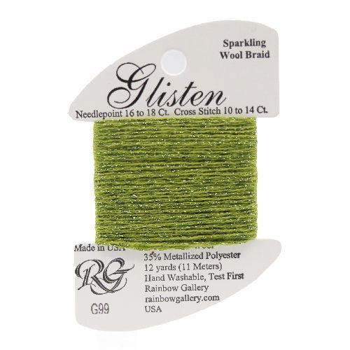 Rainbow Gallery Glisten - 099 Fern Green 2