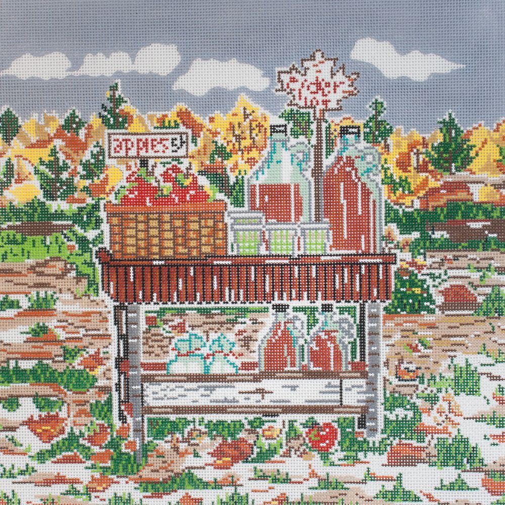 Cooper Oaks Design Autumn Stand Needlepoint Canvas