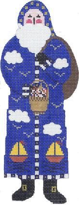 Cooper Oaks Design Nantucket Santa LR 18m Needlepoint Canvas