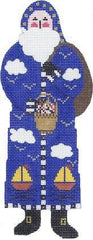 Cooper Oaks Design Nantucket Santa LR 18m Needlepoint Canvas
