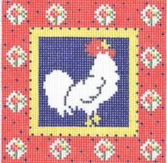 Cooper Oaks Design Le Coq-Rooster Needlepoint Canvas