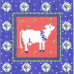 Cooper Oaks Design La Vaches-Cow Needlepoint Canvas