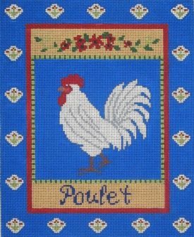 Cooper Oaks Design Poulet LR Needlepoint Canvas