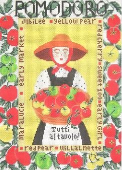 Cooper Oaks Design Pomodoro Needlepoint Canvas