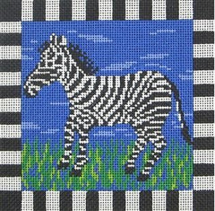 Cooper Oaks Design Zaire Zebra Needlepoint Canvas