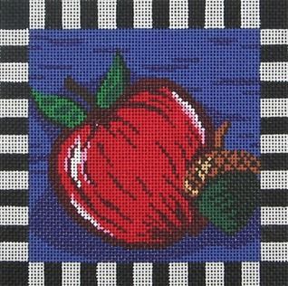 Cooper Oaks Design Agnes Apple/Acorn Needlepoint Canvas