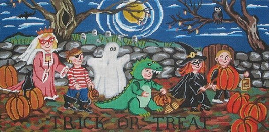 Cooper Oaks Design Trick or Treat Needlepoint Canvas