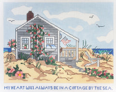 Cooper Oaks Design Cottage by the Sea 13m Needlepoint Canvas