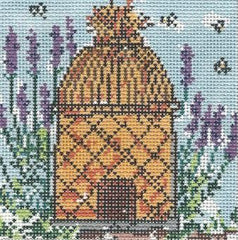 Cooper Oaks Design Bee Skep 145F Needlepoint Canvas