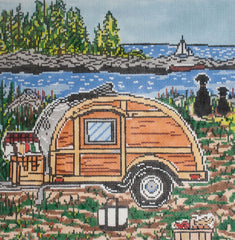 Cooper Oaks Design Susan Wallace Barnes Nova Scotia Woody Needlepoint Canvas