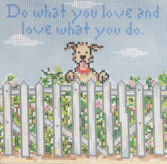 Cooper Oaks Design Do What You Love Needlepoint Canvas