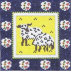 Cooper Oaks Design Les Moutons-Sheep Needlepoint Canvas