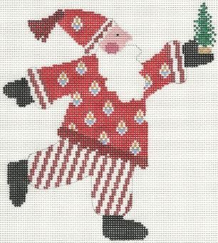 Cooper Oaks Design Santa's Gift COD Needlepoint Canvas