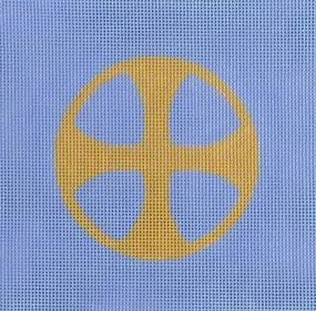 Cooper Oaks Design Celtic Cross KS 13m Needlepoint Canvas