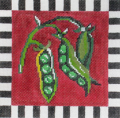 Cooper Oaks Design Peas 933 Needlepoint Canvas